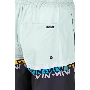 Fujin Pro Angler Board Short Mayo Anthracite Turquoise - Medium (M)