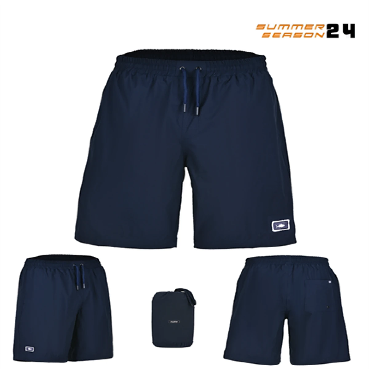 Fujin Pro Angler Board Short Mayo Navy - XLarge (XL)