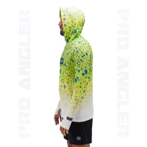 Fujin Pro Angler S24 Hooded Green Ocean - XXLarge (XXL)