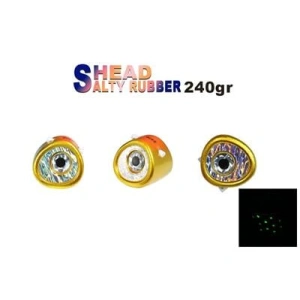 Fujin Salty Rubber Head 240gr Kafa 10 Orange Glow Gold