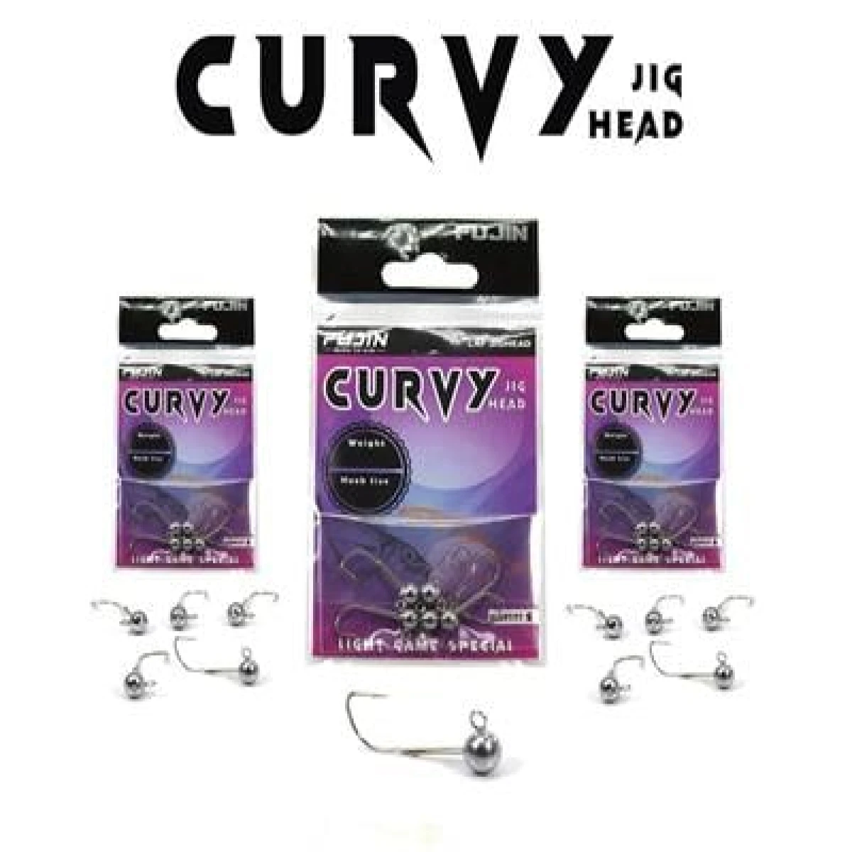 Fujin Curvy Jig Head - 4no1,8gr