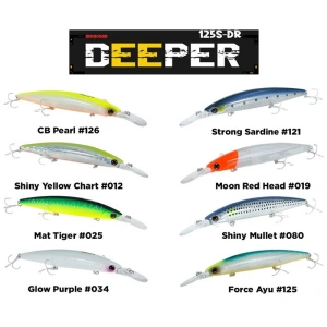 Fujin Deeper 125S-DR Slow Sinking Maket Balık - 034GlowPurple
