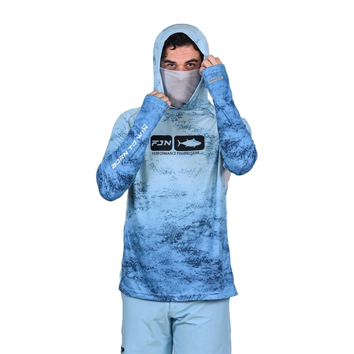 Fujin Pro Angler T-Shirt Blue Wave - MediumM