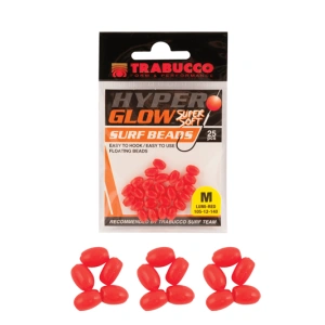 Trabucco Hyper Glow Surf Beads #M Boncuk - White