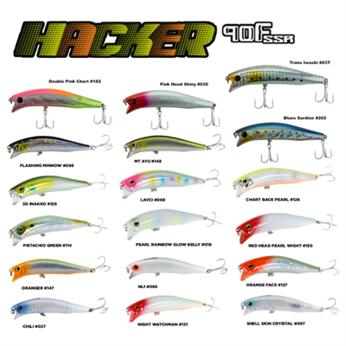 Fujin Hacker 90mm 13.7gr SSR Floating Maket Balık - 255 Sky Sardine