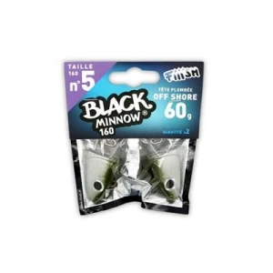 FIIISH Black Minnow 160 Jig Head Off Shore Zoka 60gr - Kaki