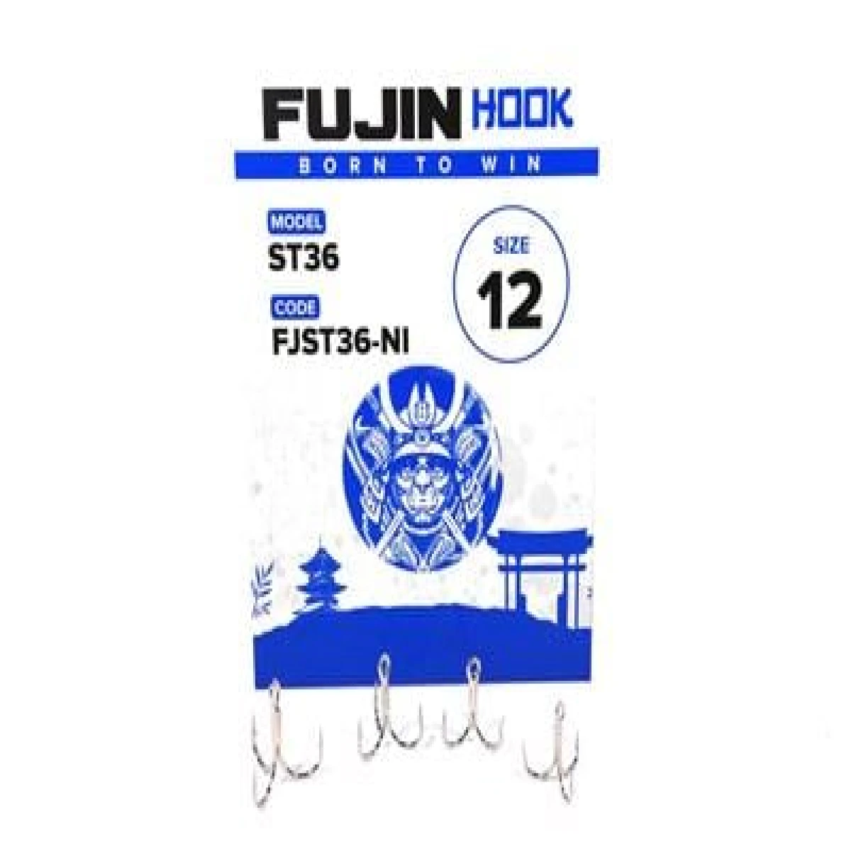 Fujin ST36 Üçlü Maket Balık iğnesi Nickel - 18no