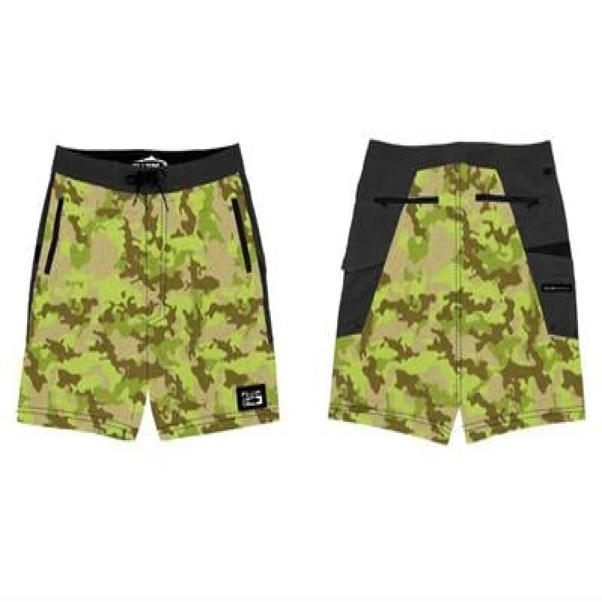 Fujin Performance Short Camo Pistachio - XLarge
