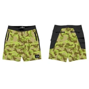 Fujin Performance Short Camo Pistachio - XLarge
