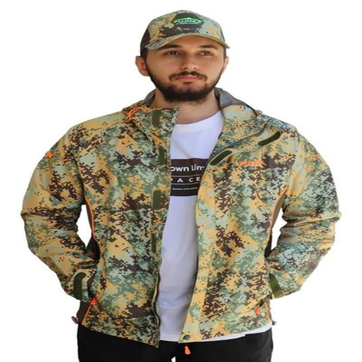 Fujin Raincoat Yağmurluk Brown Camo - XLargeXL