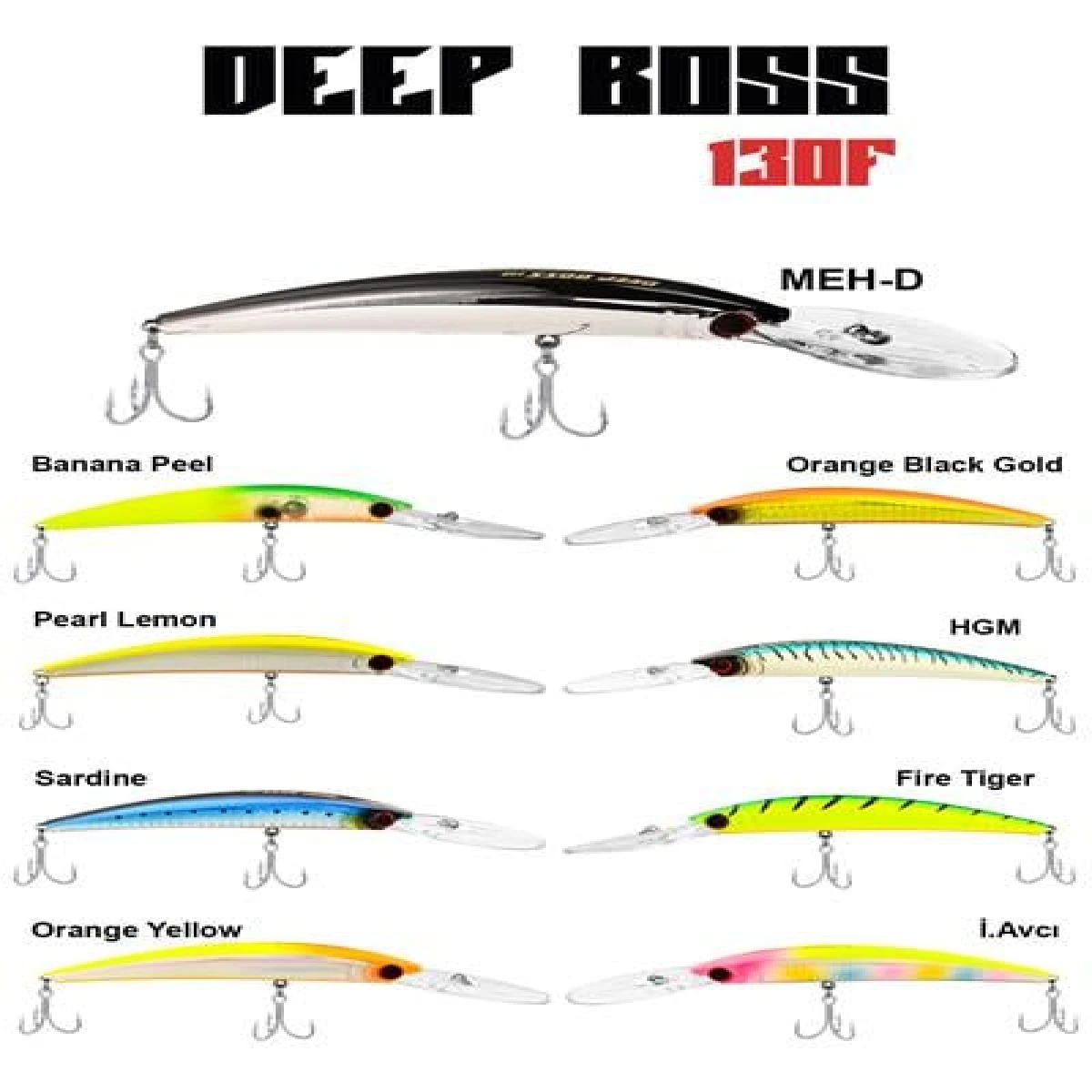 Fujin DeepBoss 130F 24gr  Maket Balık - 238 Banana Peel