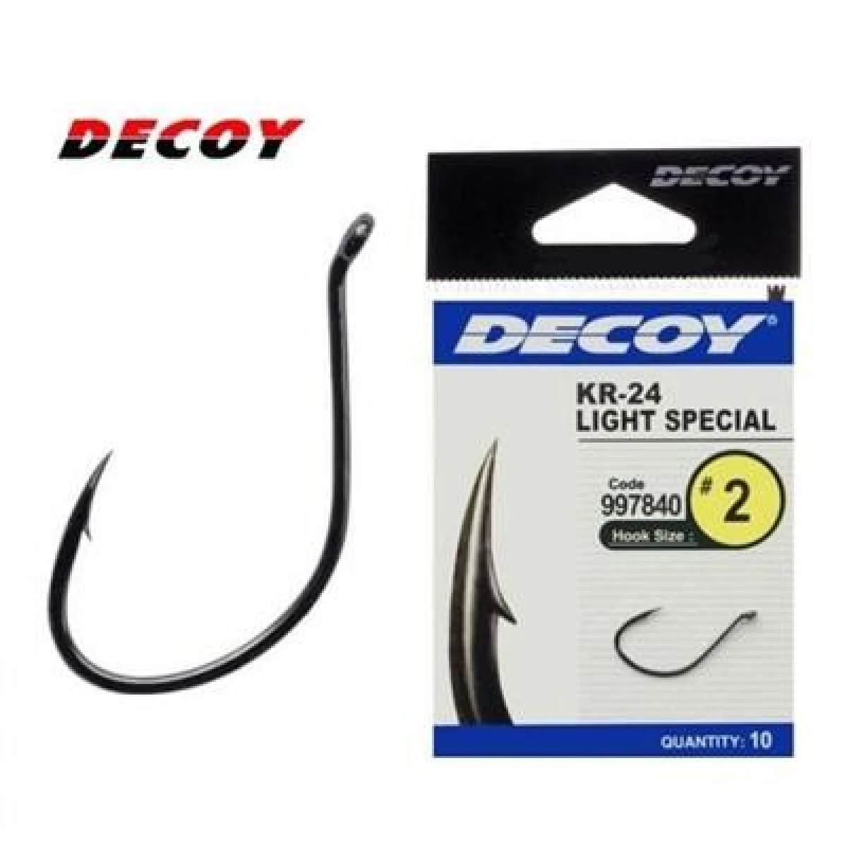 DECOY KR-24 Light Special Black Nickel Olta Kancası - 2
