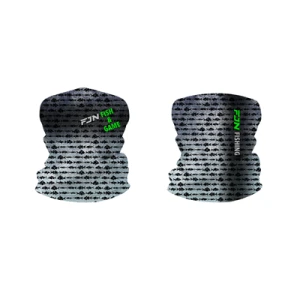 Fujin Neck Gaiter Boyunluk Aqua Blue Fish