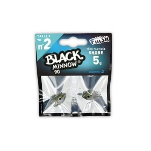 FIIISH Black Minnow 90 Jig Head Shore 5 Gr Zoka 5gr