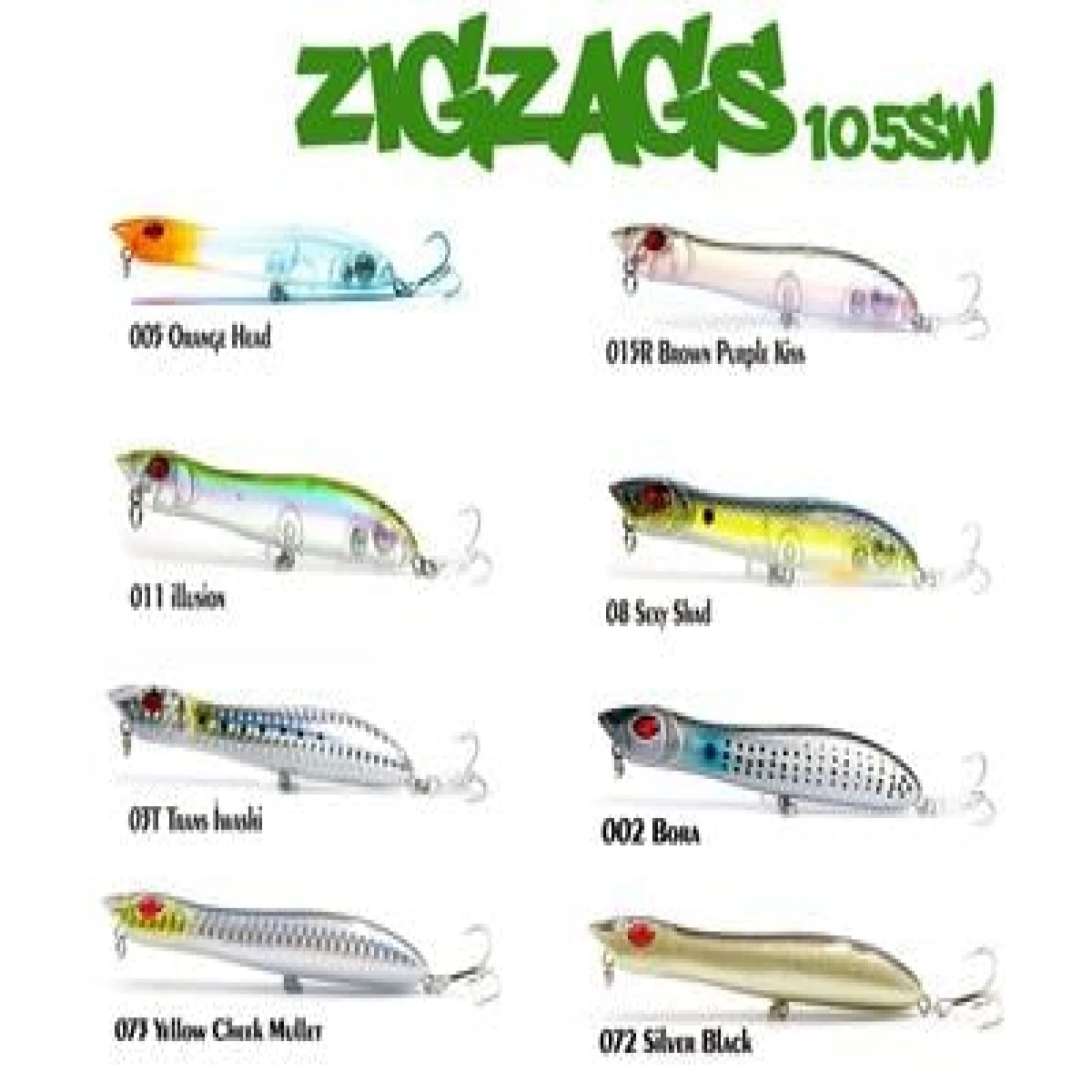 FUJIN Zigzags 105sw 10gr Maket Balık - 08SexyShad