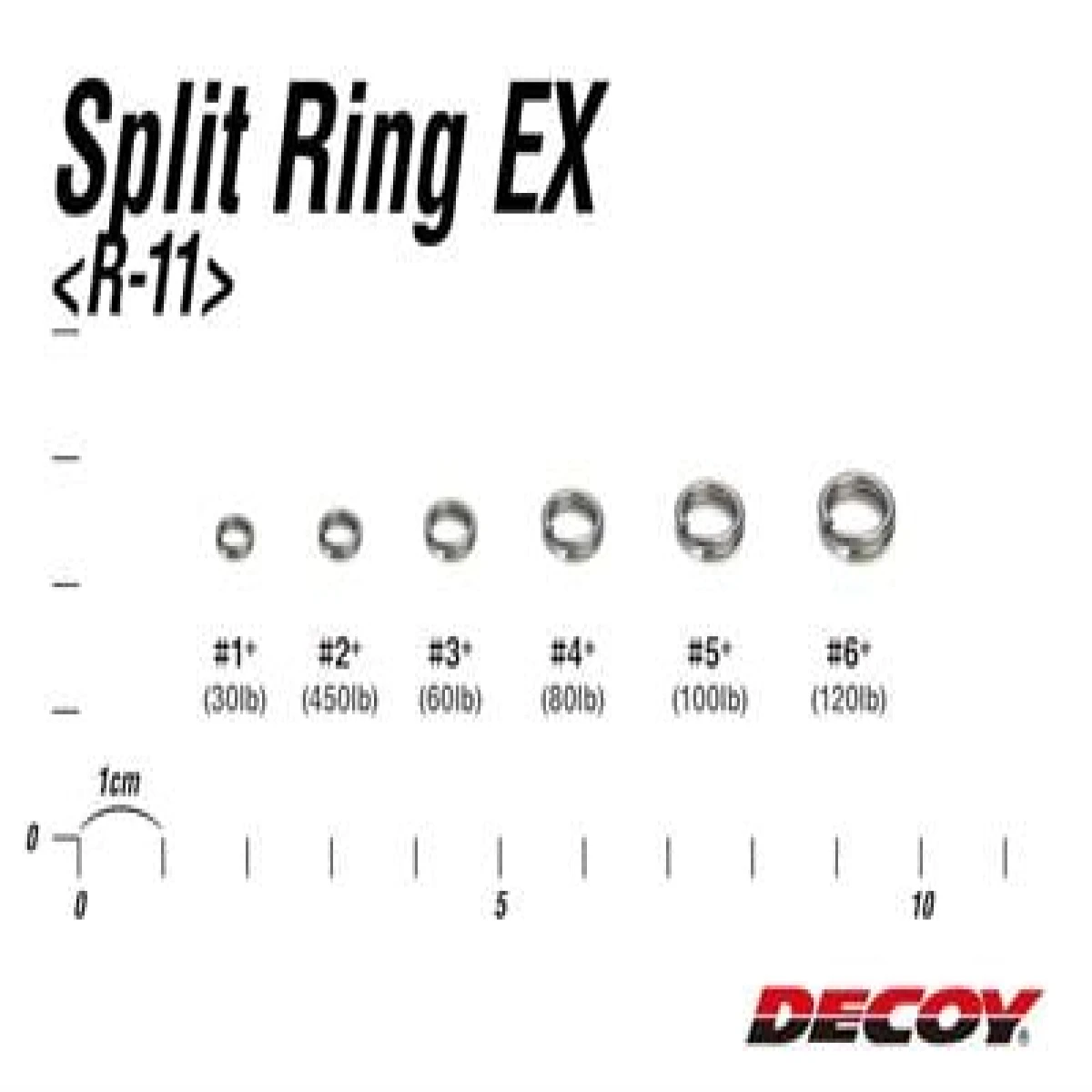 DECOY R-11 Split Ring Ex Plus Halka - 6 no