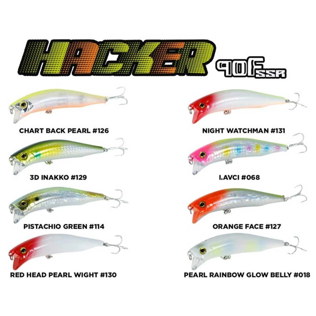 Fujin Hacker 90mm 13.7gr SSR Floating Maket Balık - 114PistachioGreen