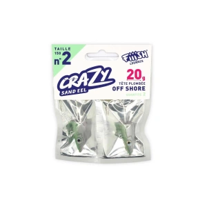 FIIISH Crazy Sand Ell  20 Gr Jig Head Off Shore Zoka 20gr