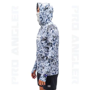 Fujin Pro Angler S24 Buff&Hoodie Black Fish - XXXLarge