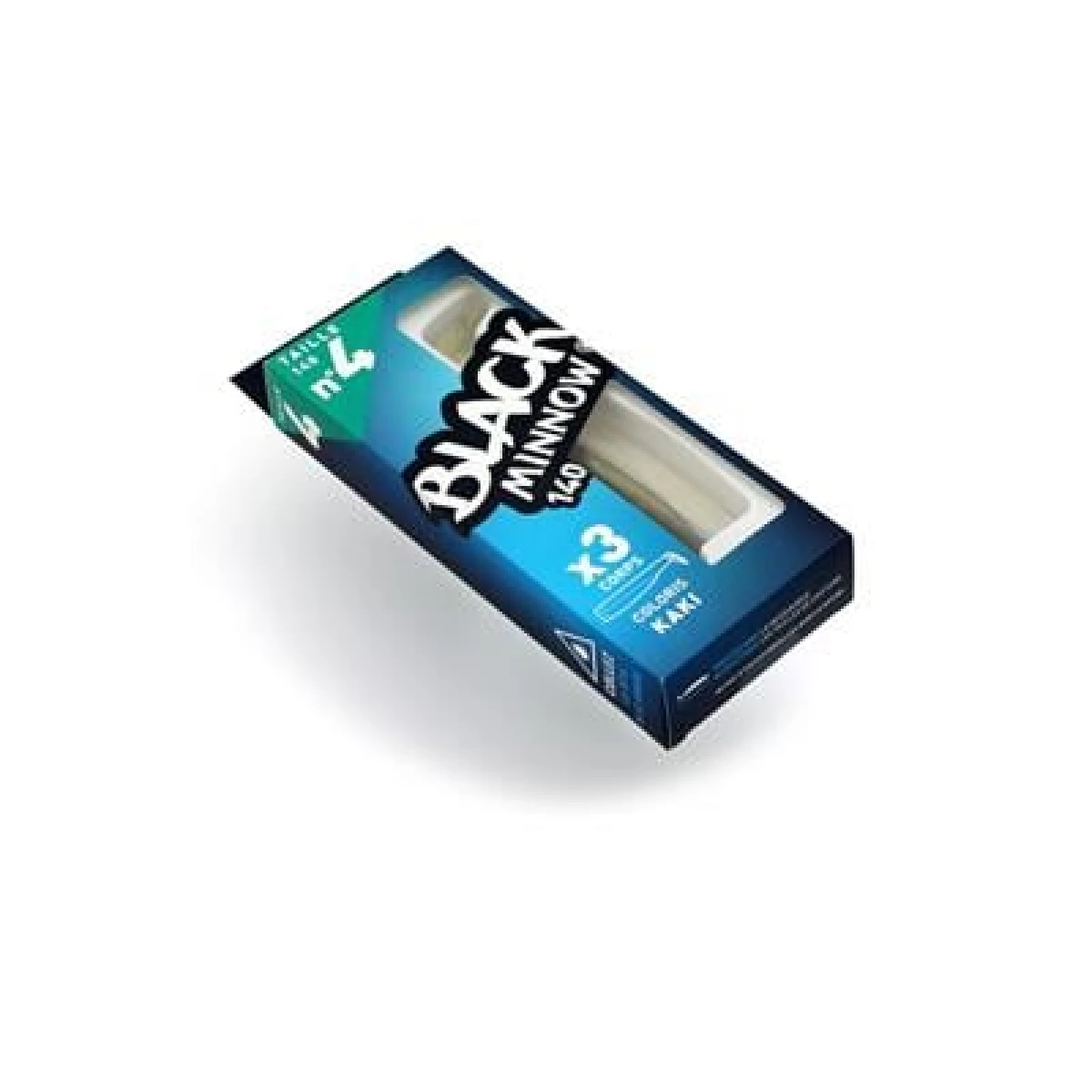FIIISH Black Minnow 140 3X Corps Silikon Yem kaki