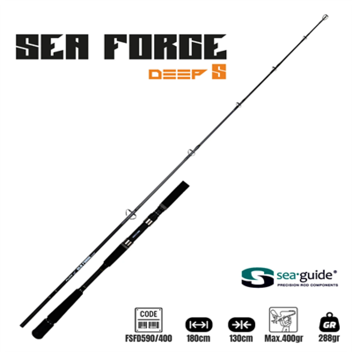Fujin Sea Force Deep S 180cm Max 400gr Tekne Kamış