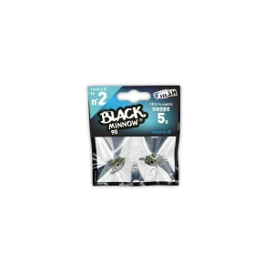 FIIISH Black Minnow 90 Jig Head Shore 5 Gr Zoka 5gr