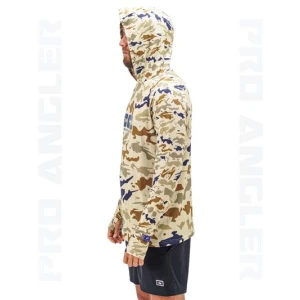 Fujin Pro Angler S24 Hooded Natural Camo - XLarge (XL)