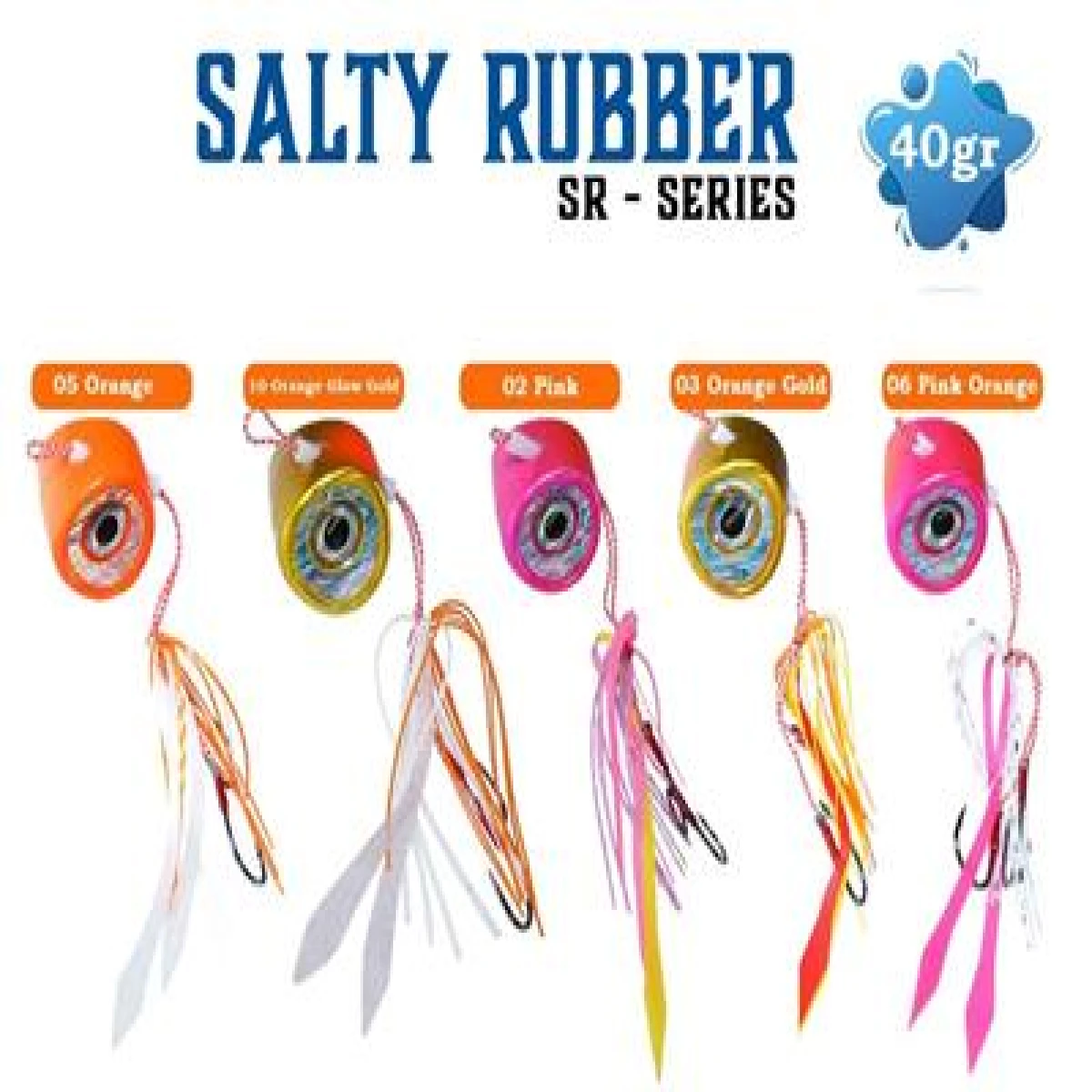 Fujin Salty Rubber 40gr SR Serisi Tai Rubber Set - 02Pink3DEyeSR11