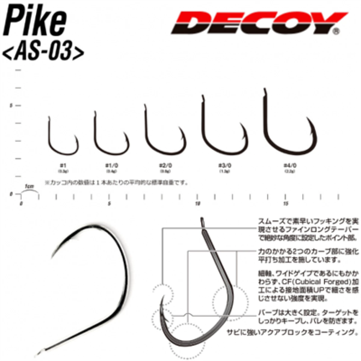 DECOY AS-03 Pike Assist İğne - 2/0