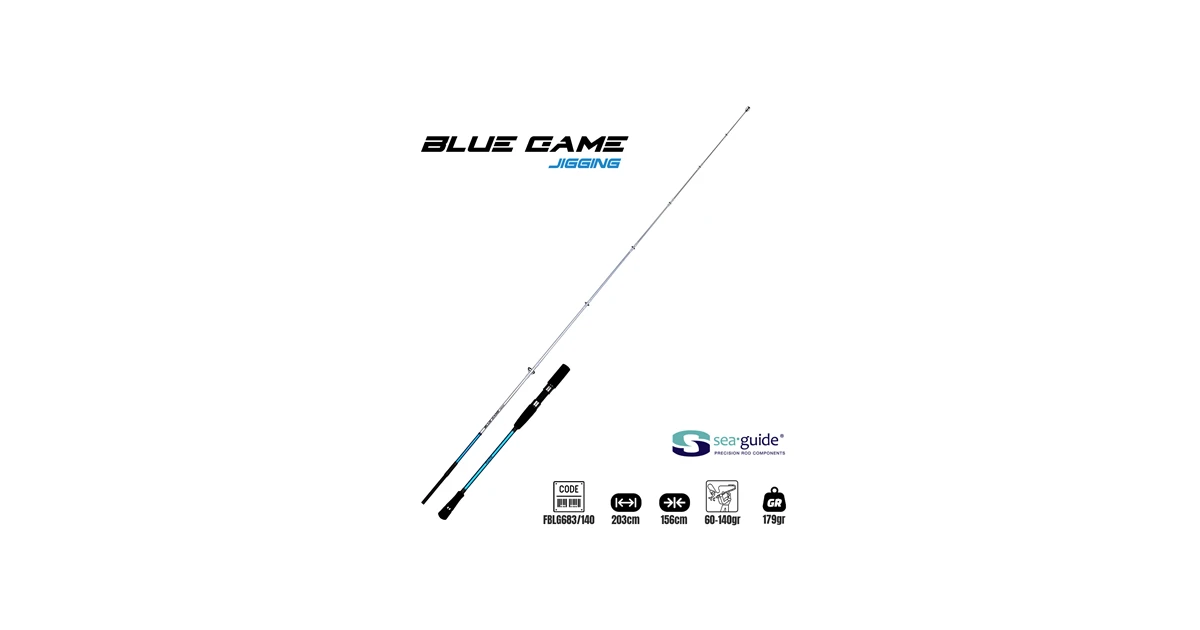 ふじもん Fujin BlueGame Jigging 203cm 60-140gr Jig Kamışı | Avfoni