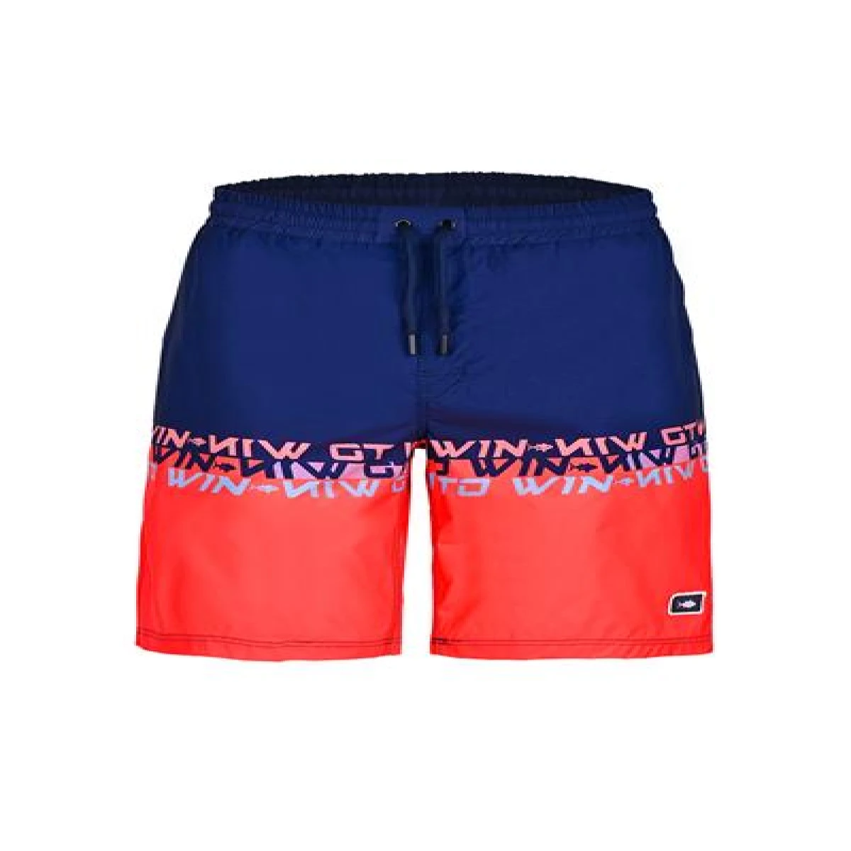 Fujin Pro Angler Board Short Mayo Scarlet Dark Navy - Large (L)