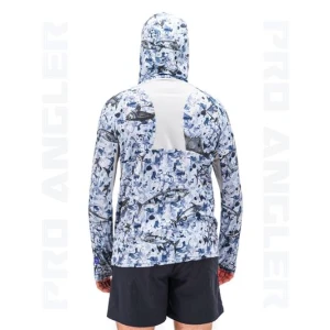 Fujin Pro Angler S24 Buff&Hoodie Black Fish - XXXLarge