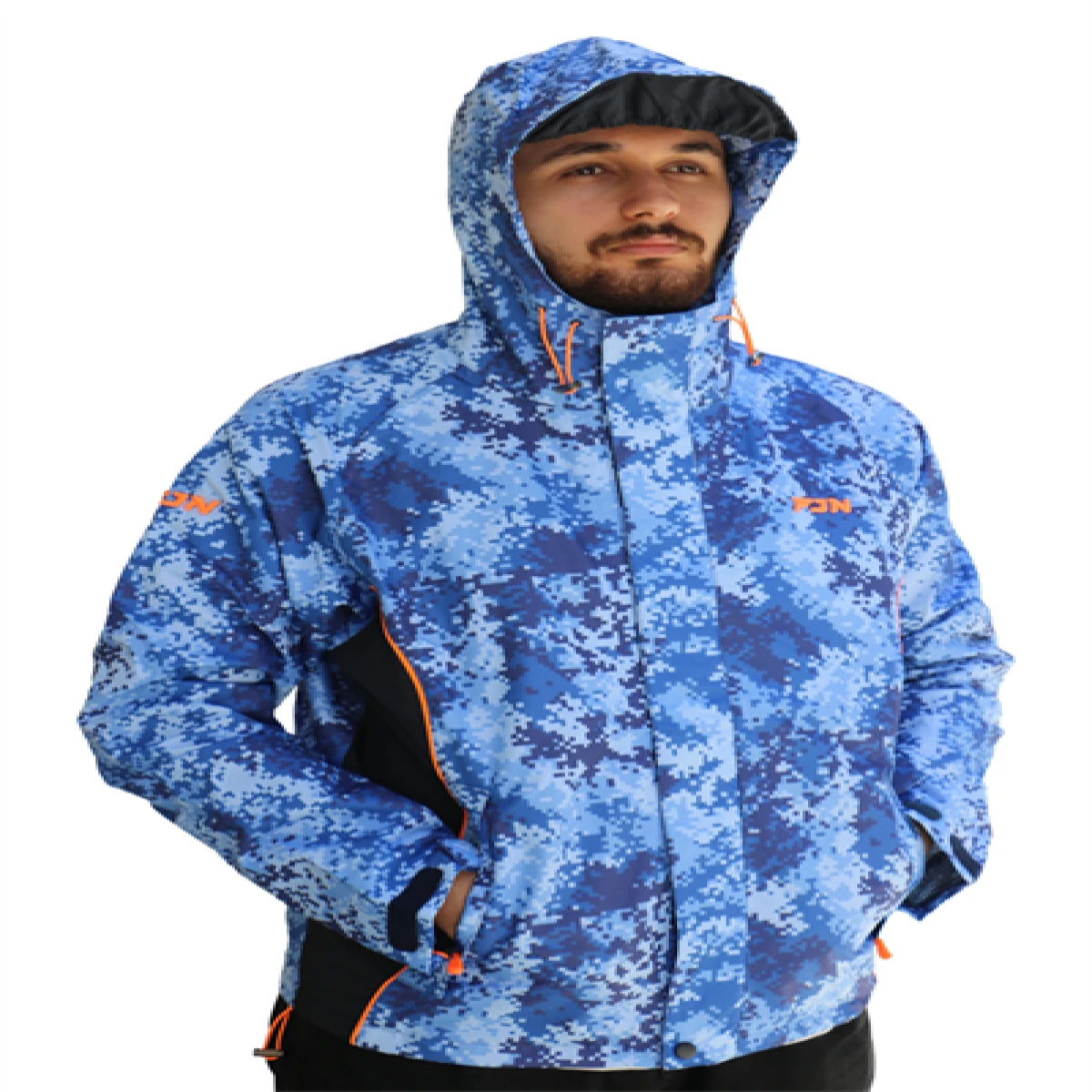 Fujin Raincoat Yağmurluk Marine Camo - MediumM