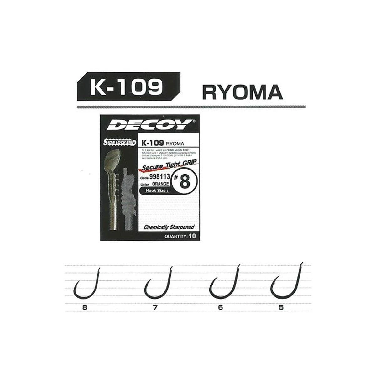 DECOY K-109 Ryoma Orange Olta İğnesi - 6