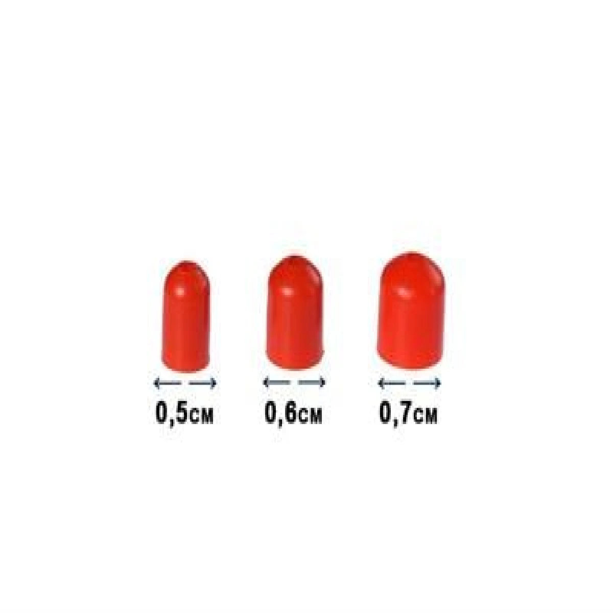 Fujin Rubber Assist Set Red Cup Aksesuar - 05cm