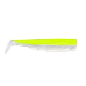 FIIISH Black Minnow 90 3 Lures Bodies - White JAUNE F. BLANC