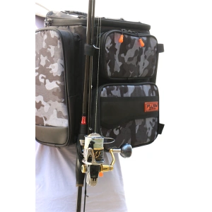 Fujin Black Camo Bag - Balıkçı Sırt Çantası