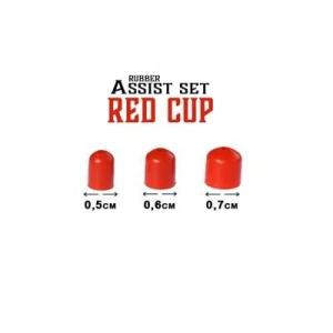 Fujin Rubber Assist Set Red Cup Aksesuar - 05cm