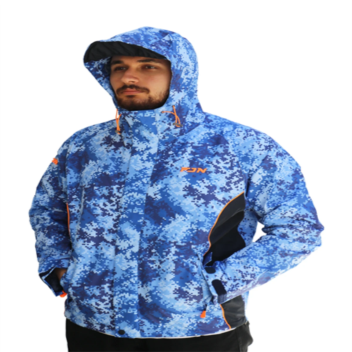Fujin Raincoat Yağmurluk Marine Camo - MediumM