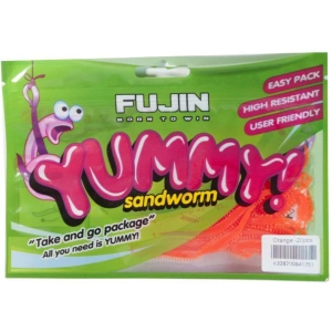 FUJIN Yummy Sandworm 7cm LRF Silikonu - Orange