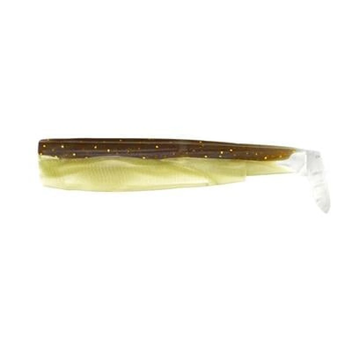 FIIISH Black Minnow 120 3X Corps Silikon Yem Marron Paillette