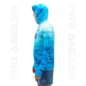 Fujin Pro Angler S24 Buff&Hoodie Blue Wave