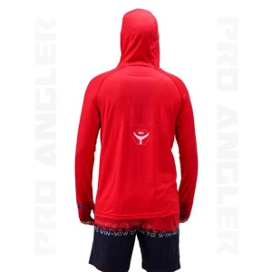 Fujin Pro Angler S24 Hooded Garnet - Large (L)