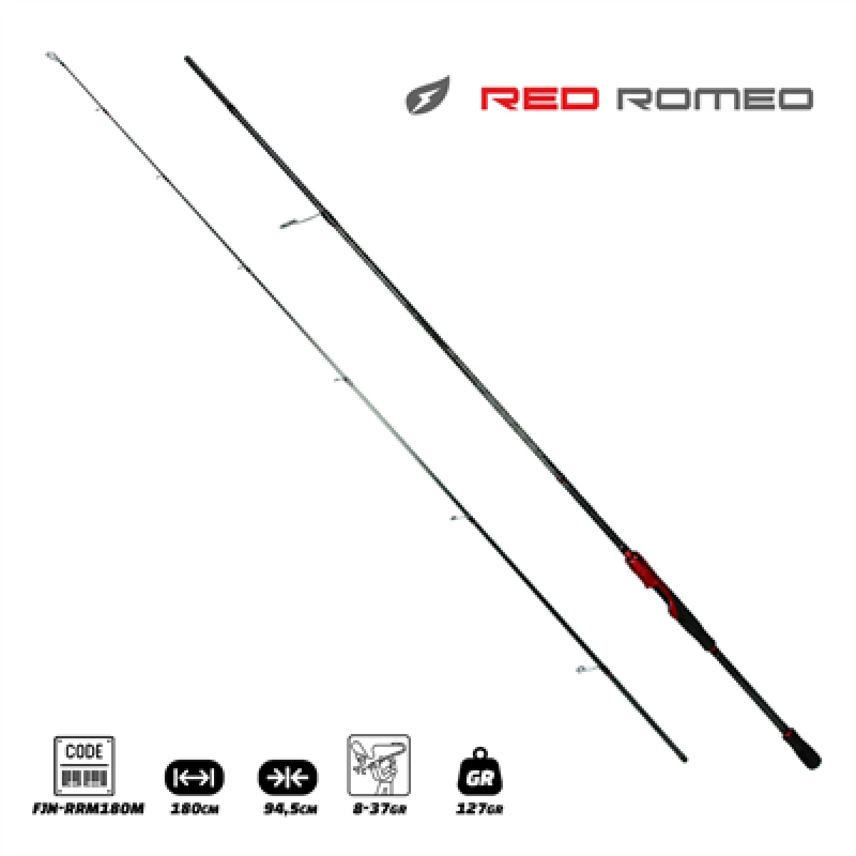 FUJIN Red Romeo 180cm 8-37gr Spin Kamış FJN-RRM180M