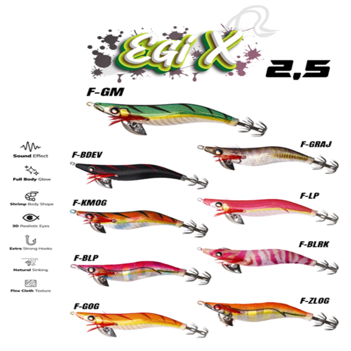 Fujin EgiX 2.5 10gr Kalamar Zokası - FBDEV