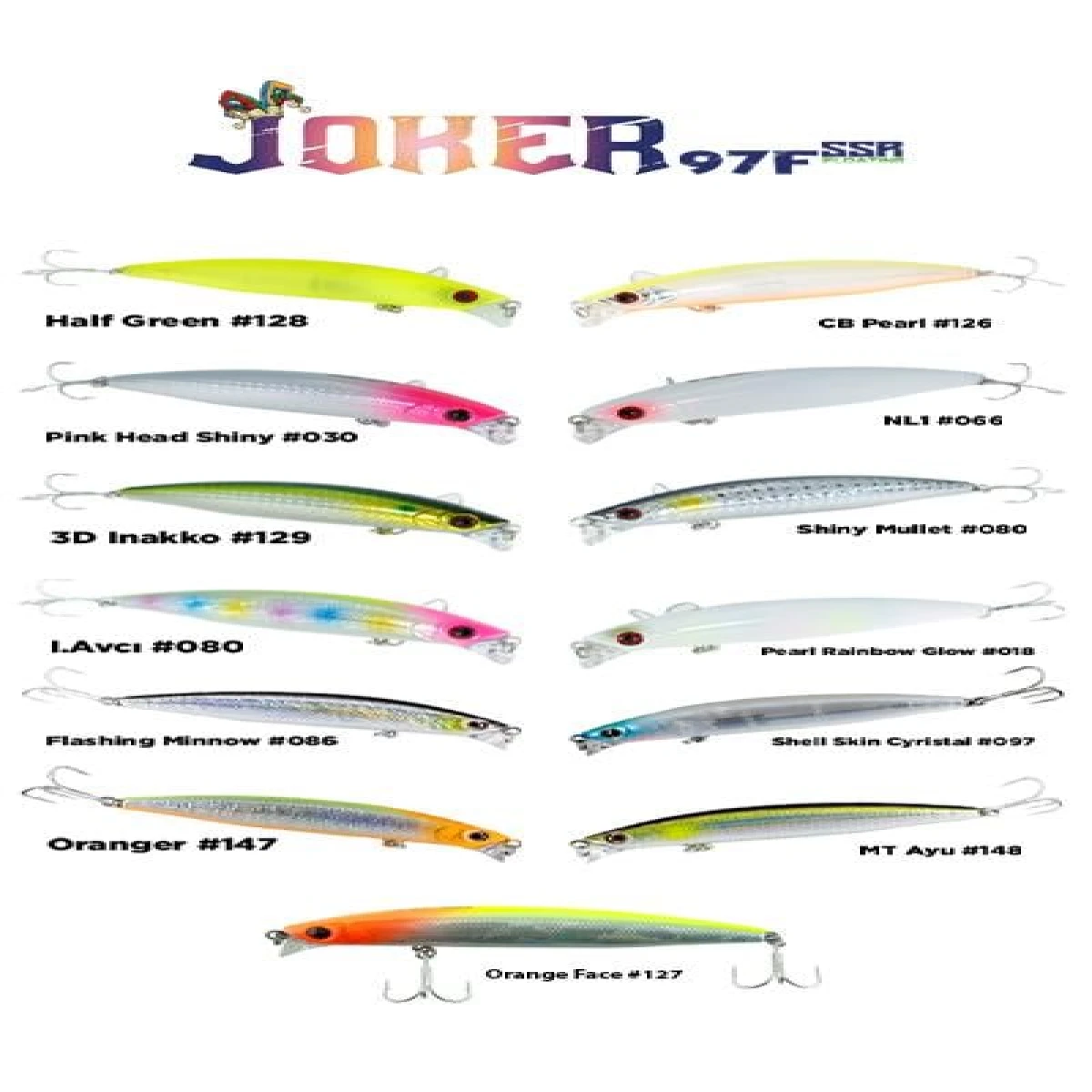 Fujin Joker 97mm 12.6gr SSR Floating Maket Balık - 148MTAyu