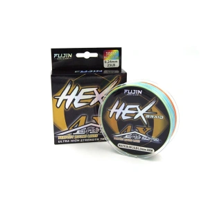Fujin Hex Braid 4x 300mt Multicolor PE İp Misina - 020mm