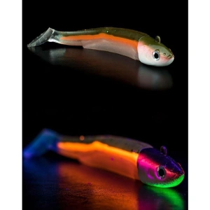 FIIISH Black Minnow 140/4 Black Minnow 787 Combo Off Shore 60GR Candy Green Silikon Yem