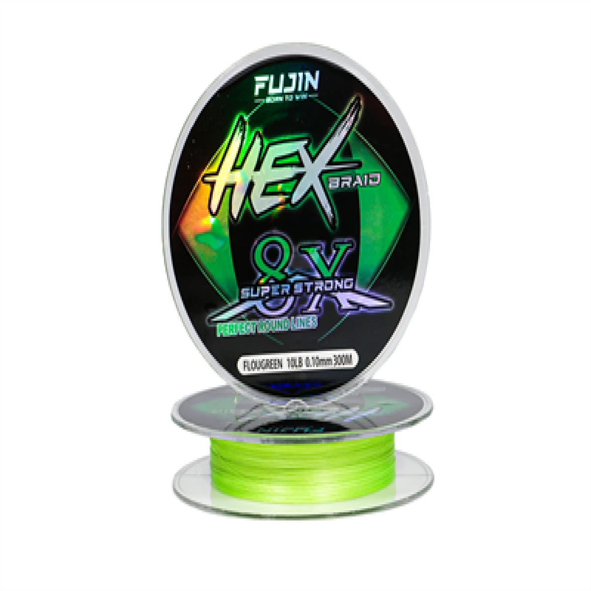 Fujin Hex Braid 8x 300mt Fluo Green PE İp Misina - 014mm