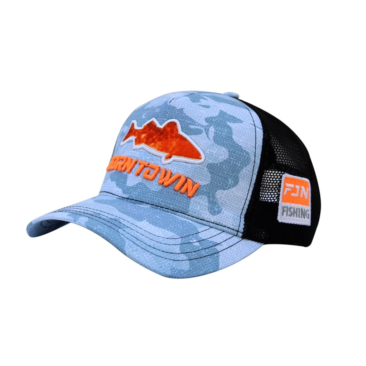 Fujin Blue Camo Fish Balıçı Şapkası